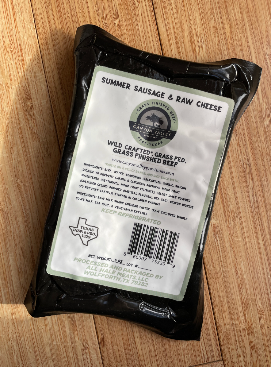 Summer Sausage & Cheese Snack Pack