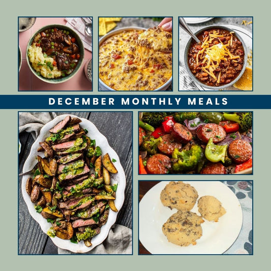 December Monthly Meal Box Recipes ~ Comfort Food, Crowd-Pleasers & Easy Holiday Dishes