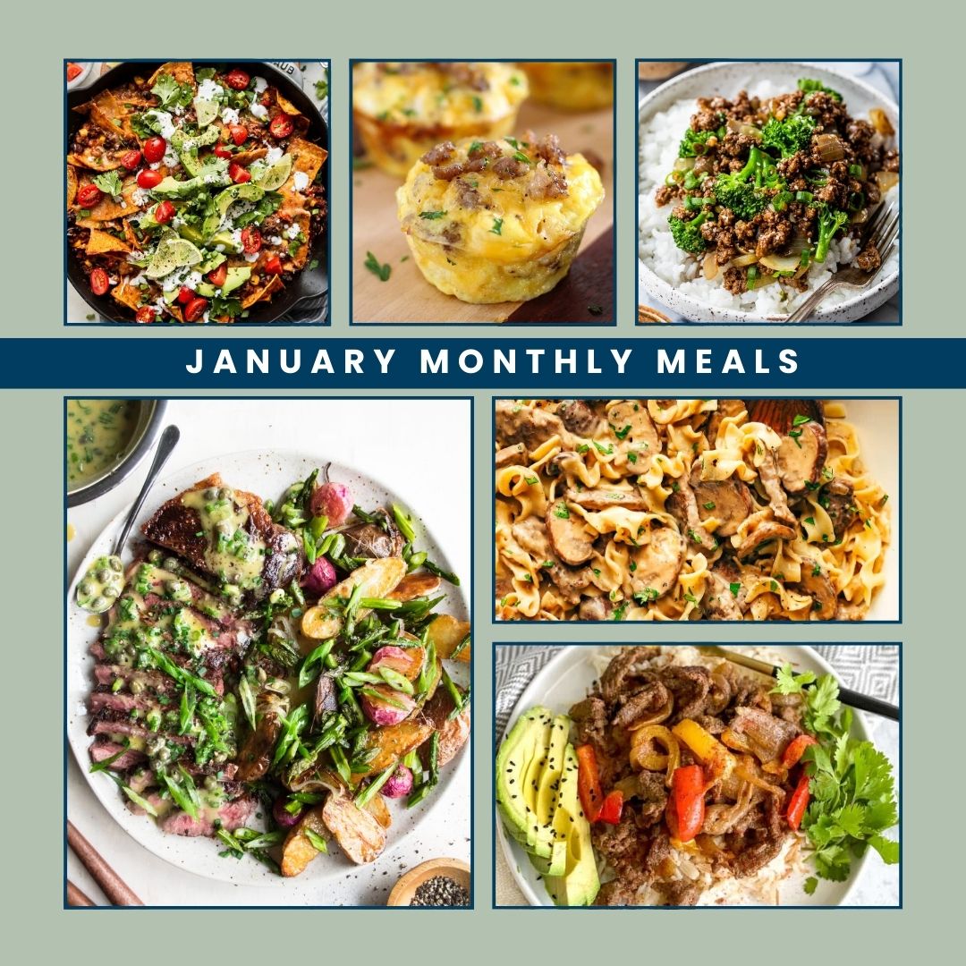January Monthly Meal Box Recipes - Healthy, Protein-Packed Meals to Start the New Year Strong