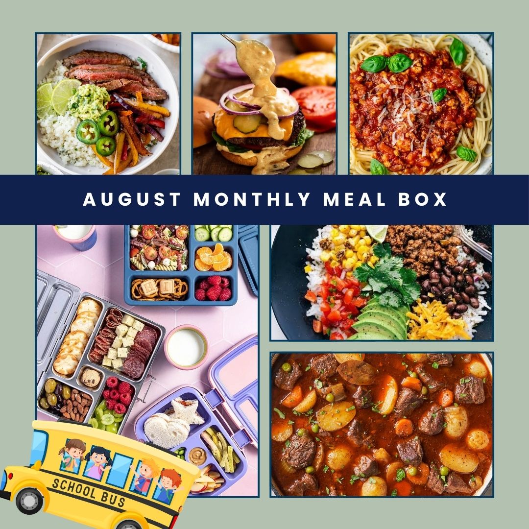 August Monthly Meal Box Ideas